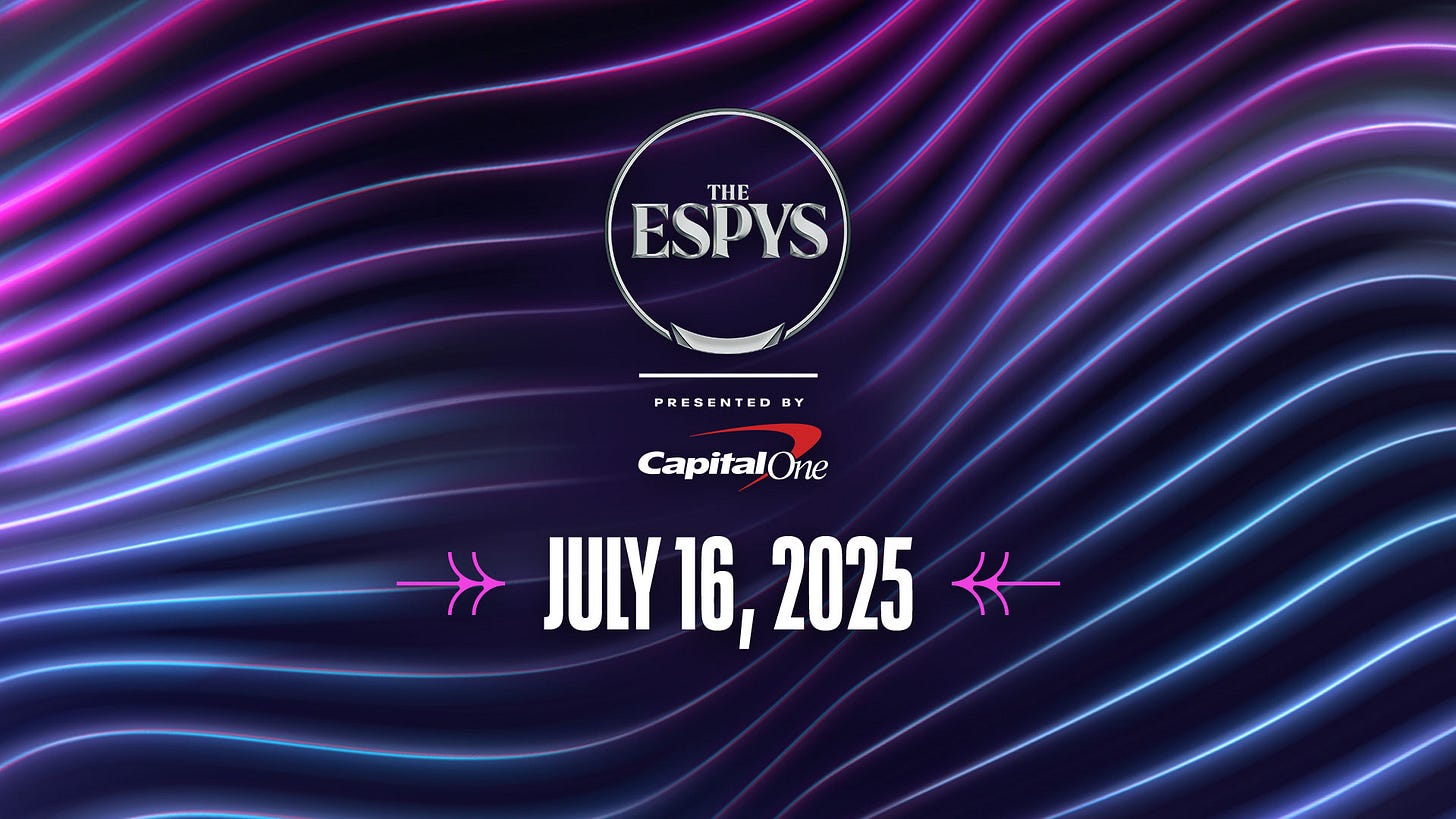 The 2025 ESPYS Winners - Live Updates - Solzy at the Movies