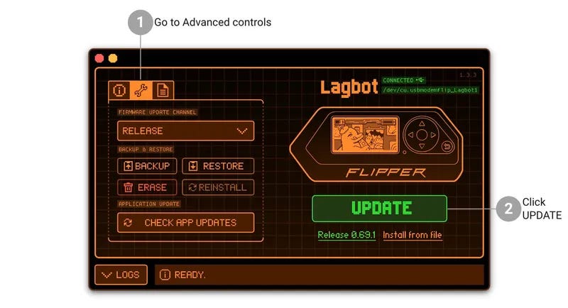 I primi passi con Flipper Zero: setup e aggiornamento