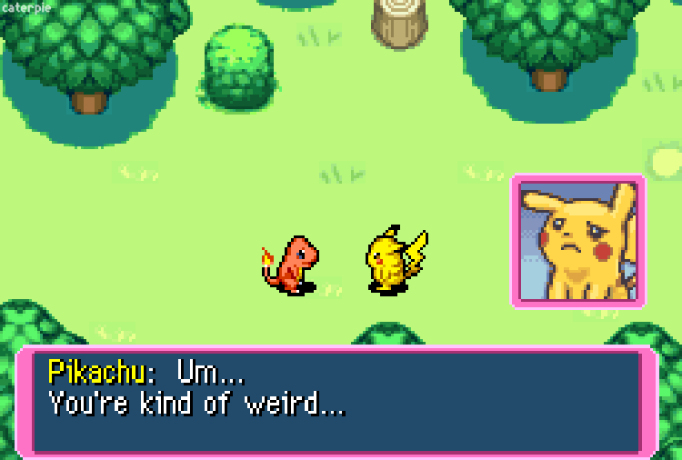 There's A Hole In The Bottom Of My Brain — maple-cloak: caterpie: Pokémon  Mystery Dungeon:...