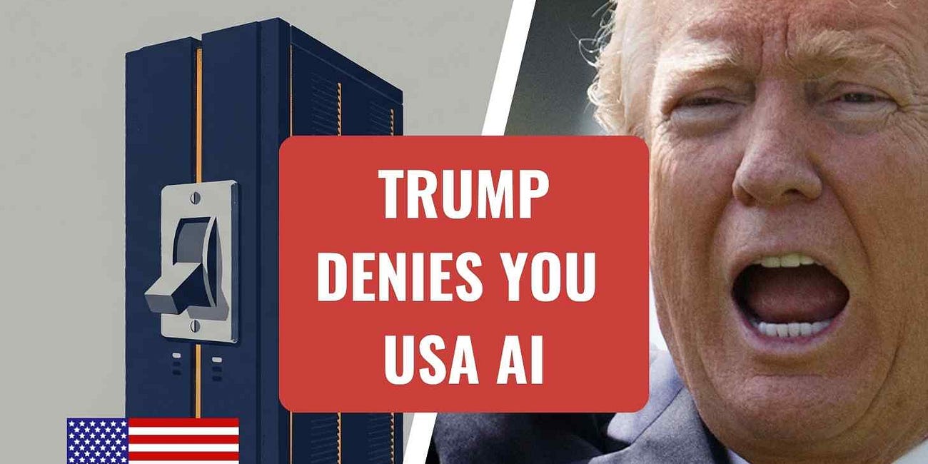 Trump just proved your AI has an off switch