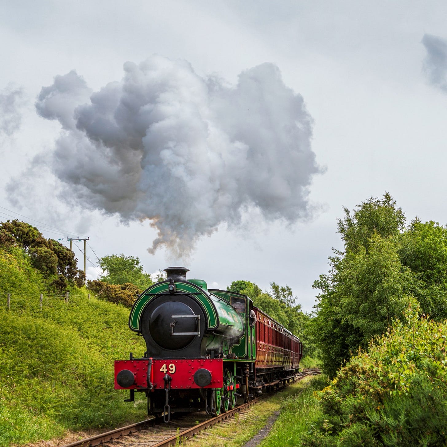 Steam engines gather for Tanfield celebration