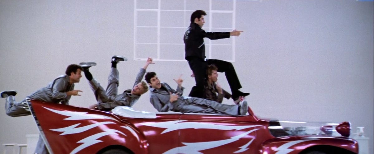 GREASE (1978) – One. Perfect. Shot.