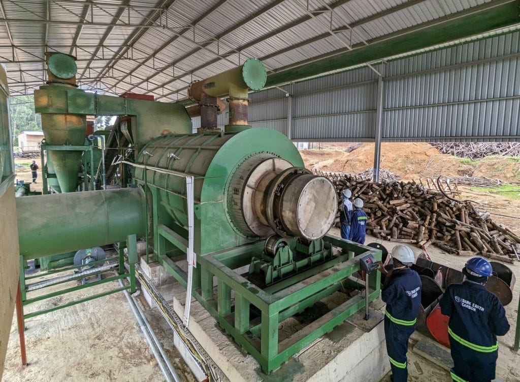First CO₂ credits from industrial biochar production decommissioned -  atmosfair