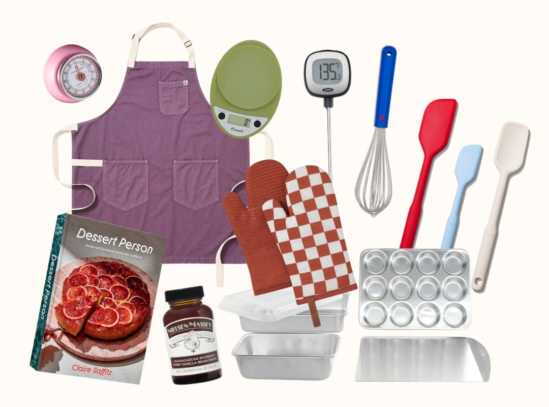 collage of different guide ideas for bakers