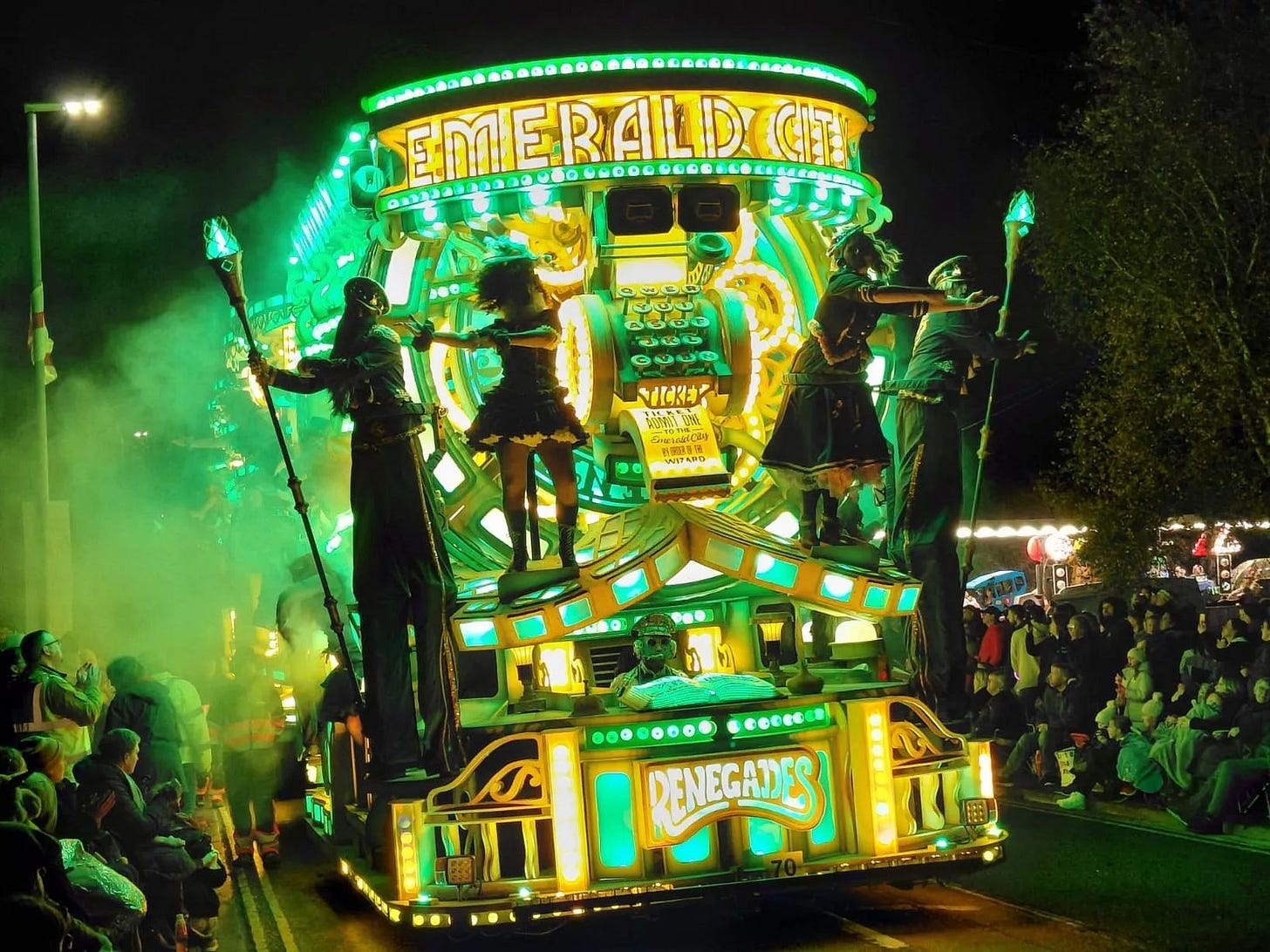 Bridgwater Carnival cart