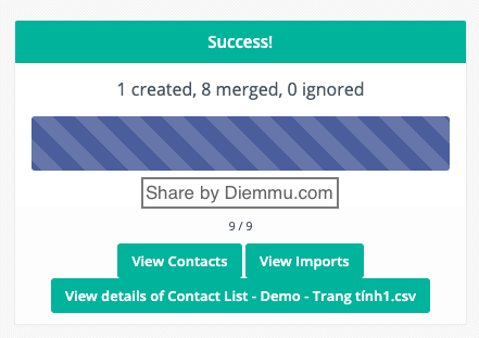 Import thành công