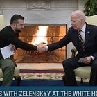 Biden Finally Gets To Sign Ukraine Aid Bill. Buncha Republican Senators Still Too Busy Licking Putin's Boots To Vote 'Yea'