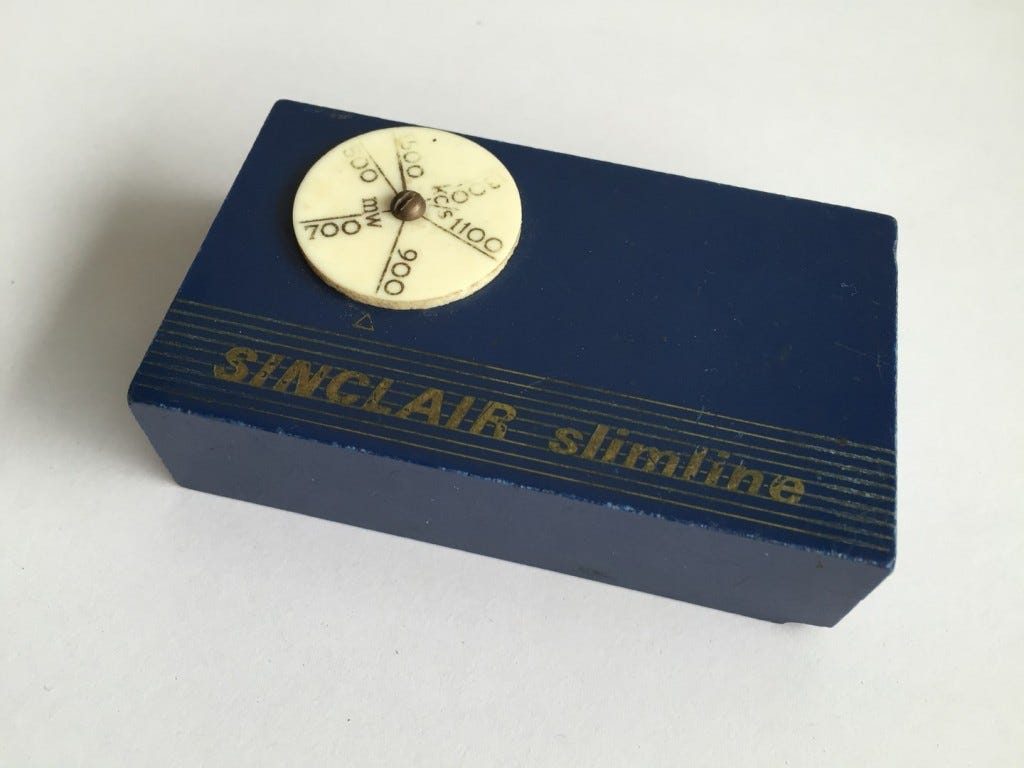Sinclair slimline radio (1963) – The Swiss Personal Museum of 80's ...