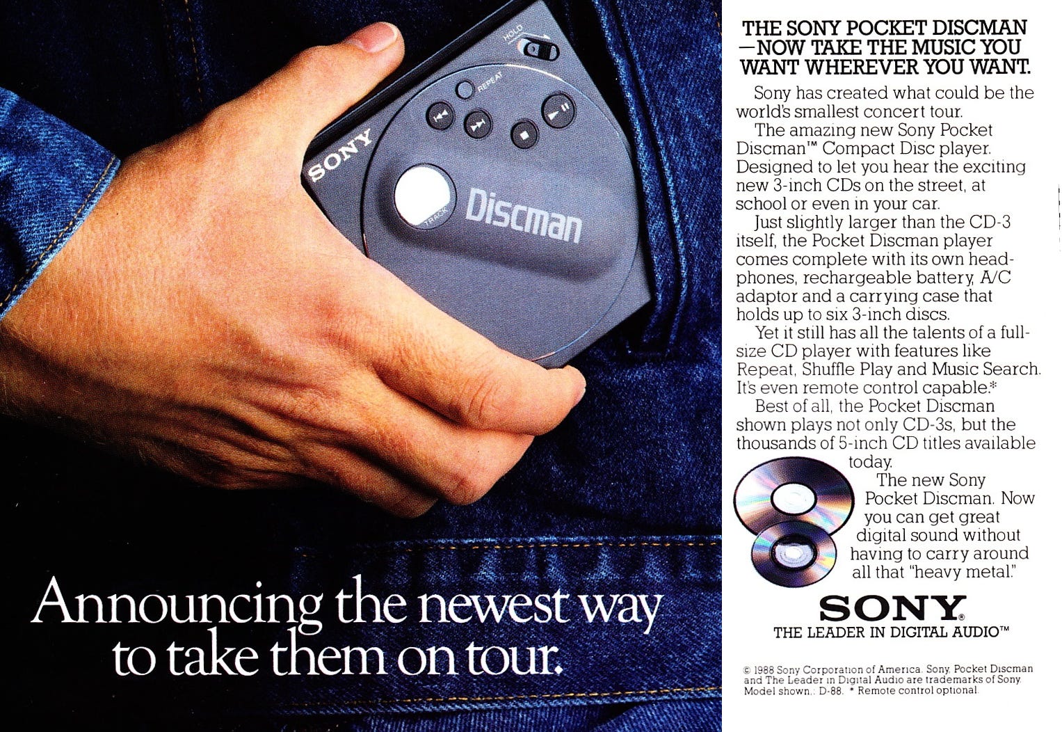 The Discman That Couldn't Fit a CD - by ObsoleteSony