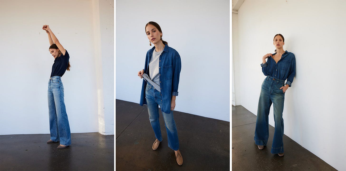 Jamie Haller The Crease, the Kenickie and the Off Duty denim Jamie Haller The Crease, the Kenickie and the Off Duty denim