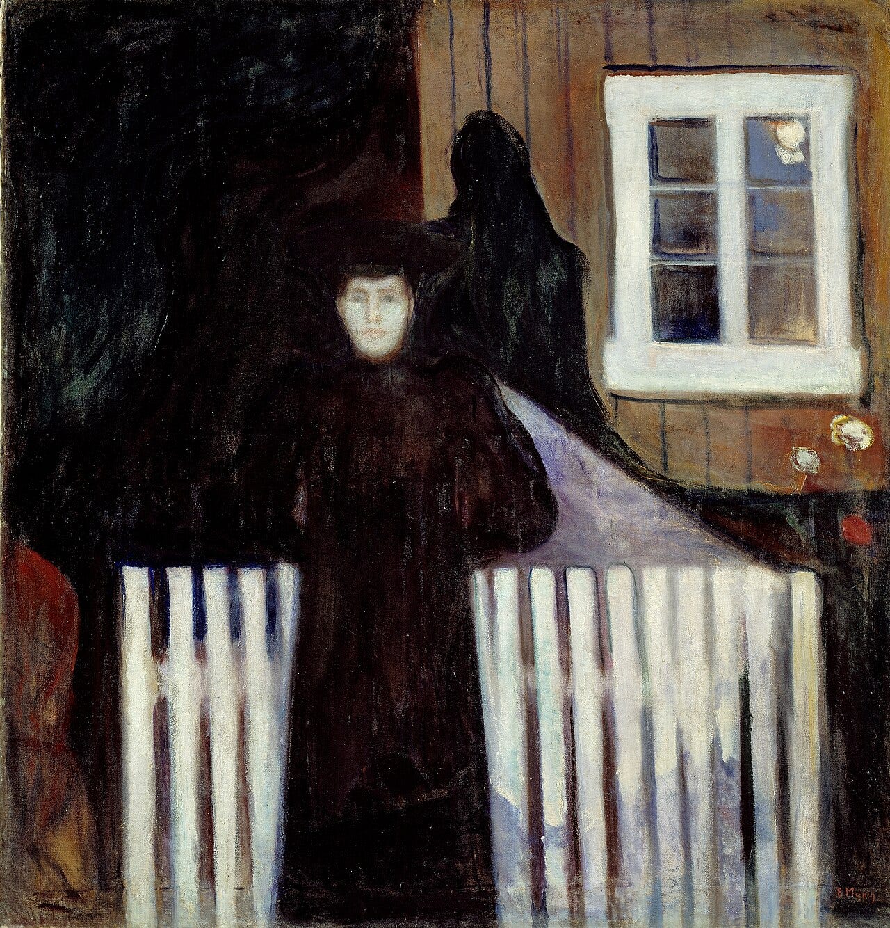 Edvard Munch, Moonlight, 1893 Edvard Munch, Moonlight, 1893