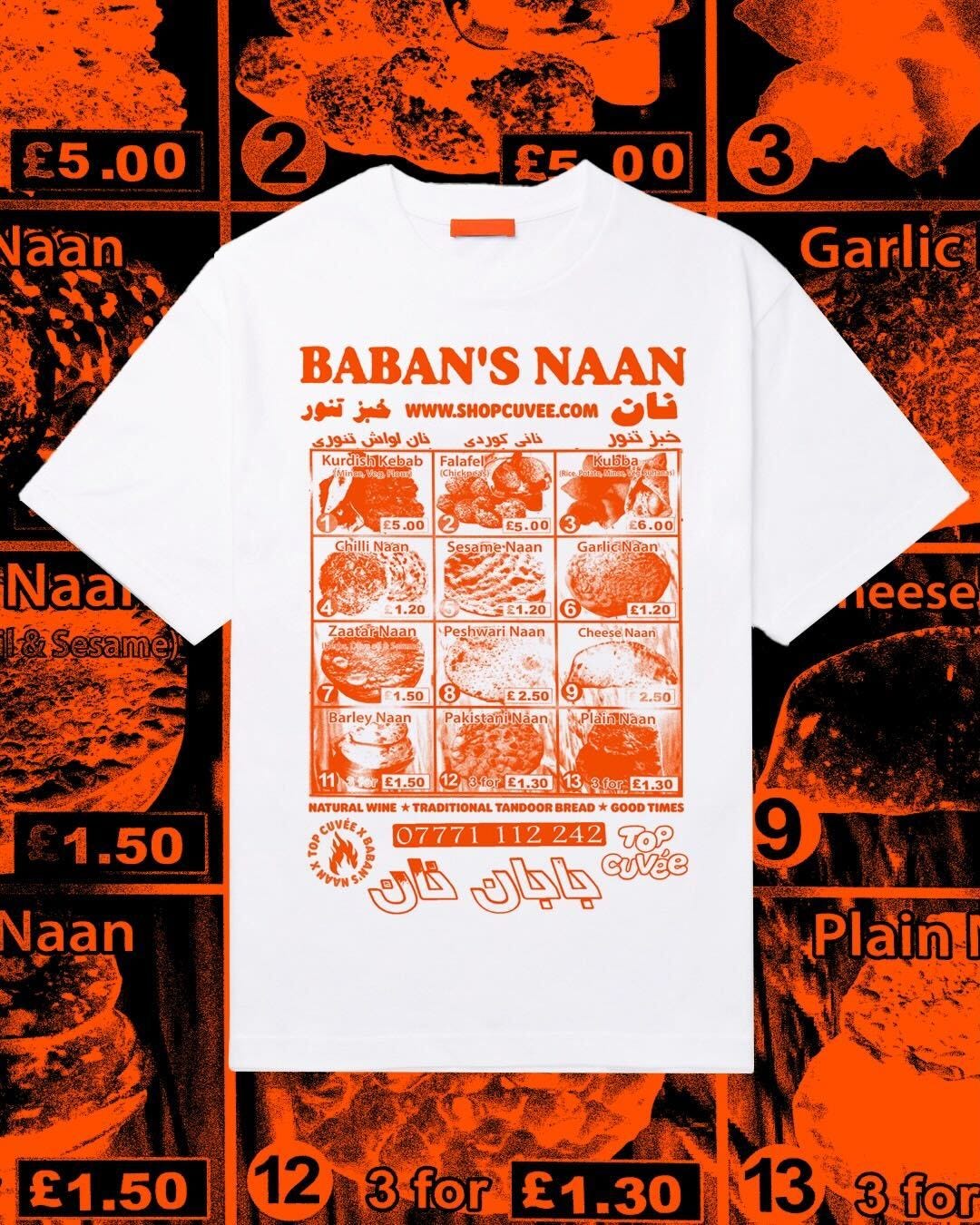 Top Cuvée x Baban's Naan, T-Shirt