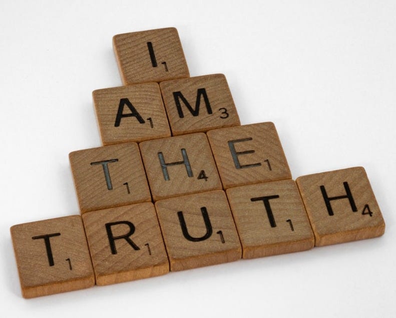 a scrabbled scrabble of the word i am the truth a scrabbled scrabble of the word i am the truth