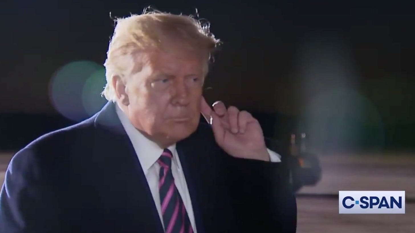 Trump Appears to Learn of RBG Death From Reporters: 'I'm Actually Sad to  Hear That' Trump Appears to Learn of RBG Death From Reporters: 'I'm Actually Sad to  Hear That'