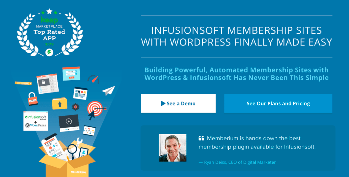 Memberium WordPress+Infusionsoft Plugin