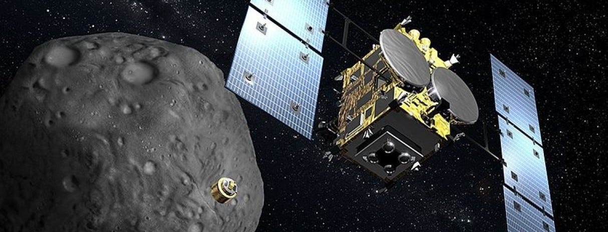 Ilustración de la misión para la obtención de muestras