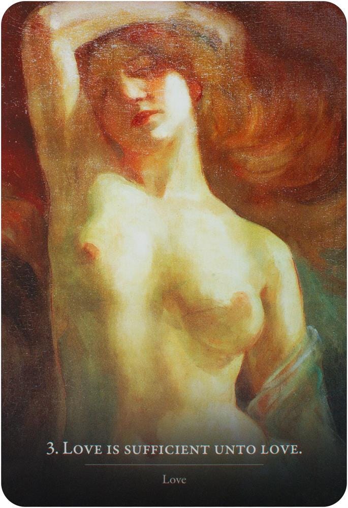 A Message from the Universe - Love is Sufficient unto Love A Message from the Universe - Love is Sufficient unto Love