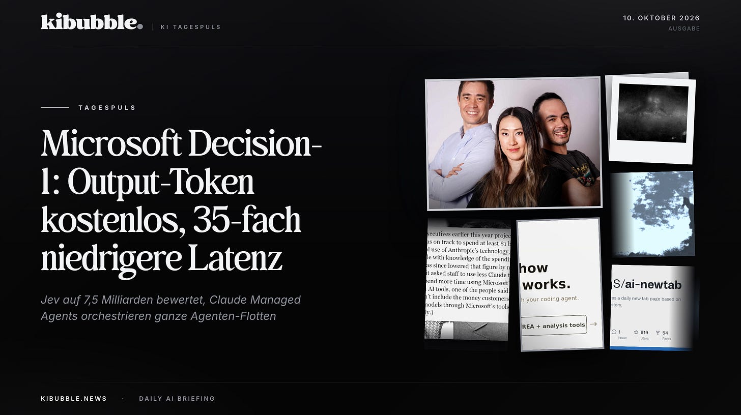 Microsoft Decision-1: Output-Token kostenlos, 35x schneller Microsoft Decision-1: Output-Token kostenlos, 35x schneller