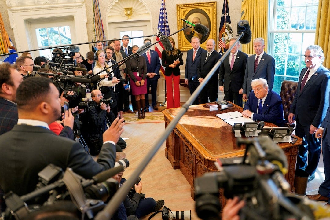 Donald Trump: Coming to you nearly daily from the Oval Office | Reuters Donald Trump: Coming to you nearly daily from the Oval Office | Reuters
