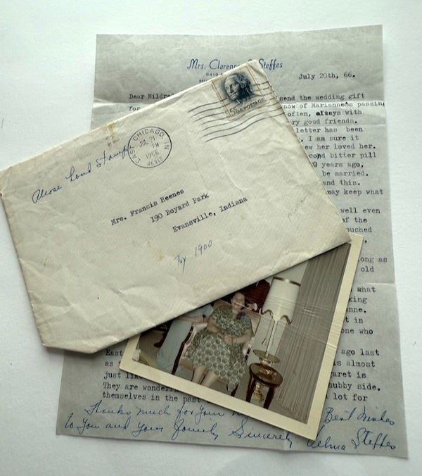 Letter and picture