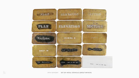 Silk screen and stencil examples