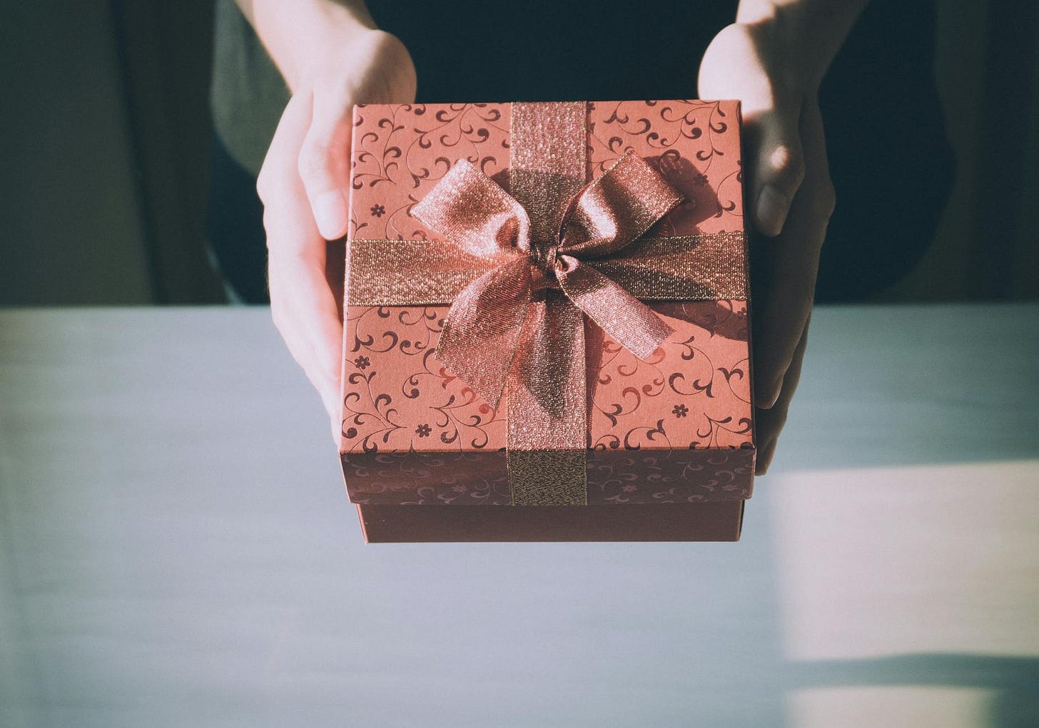 brown gift box brown gift box