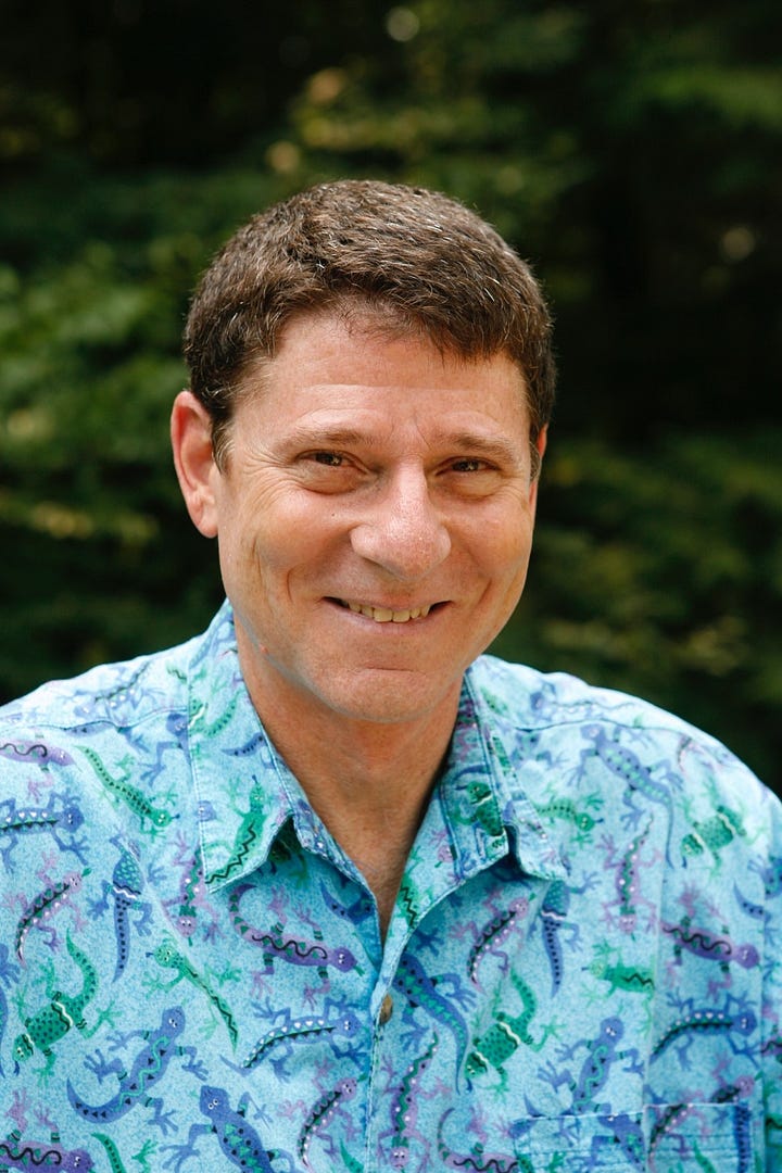 head shots of two authors who wrote the book Journeys With Emperors. Gerald left. Jim right.