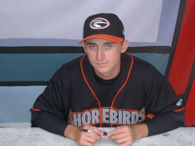 A rare shot of Matt Angle sitting. Usually he's on the basepaths. A rare shot of Matt Angle sitting. Usually he's on the basepaths.