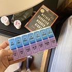 A Quote, a Pill Box, and a Bowl of Food