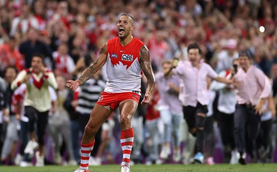 HE'S BUDDY DONE IT: Lance Franklin hits 1000-goal milestone