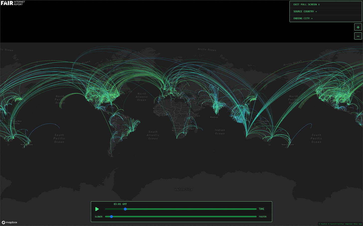 Internet Core Router Map Three maps to understand the Internet
