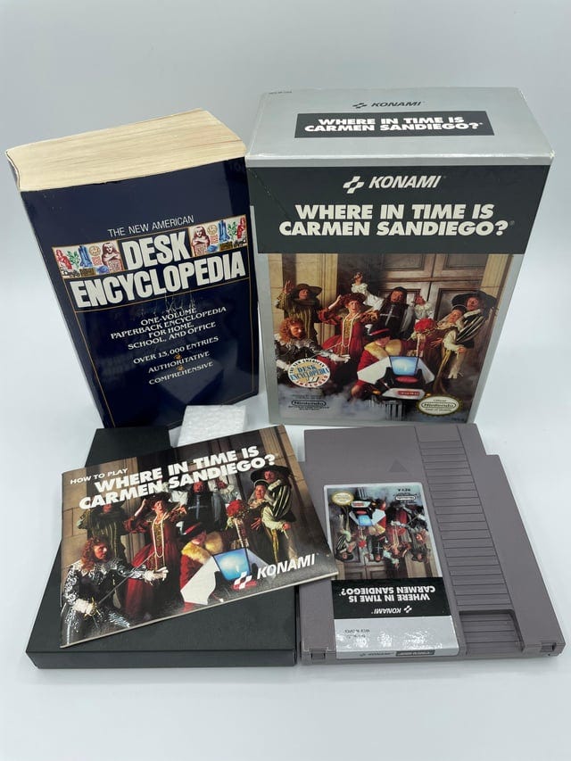 I don't remember this. This must be the first and only game that had an  encyclopedia with it. : r/retrogaming