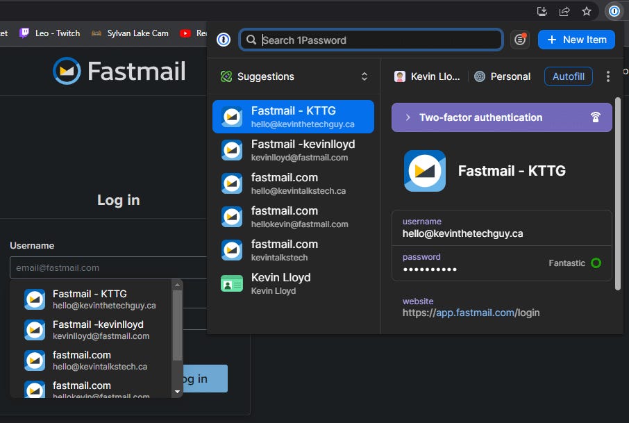 Installing and Using the 1Password Chrome Extension
