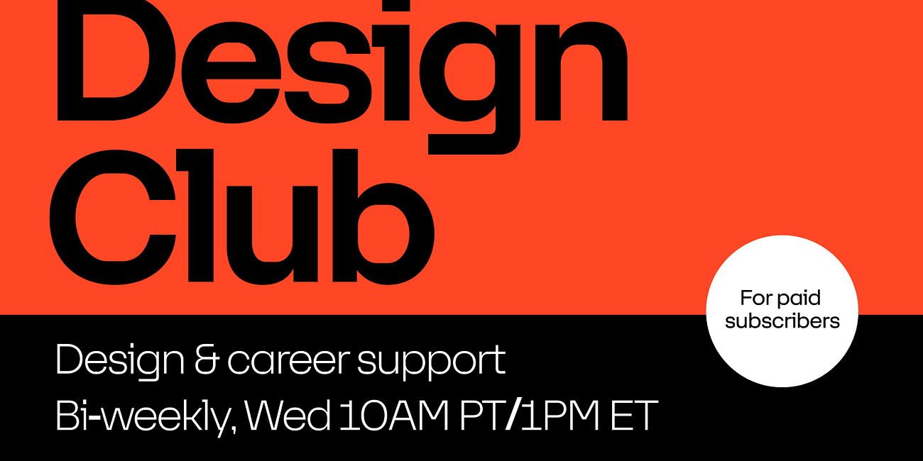 Get design and career support in Design Club