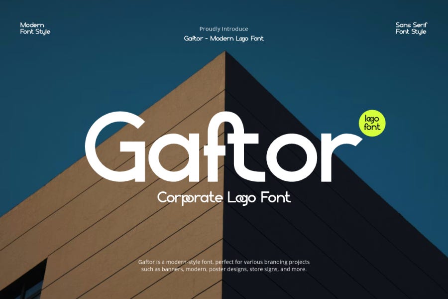 Gaftor Display Font
