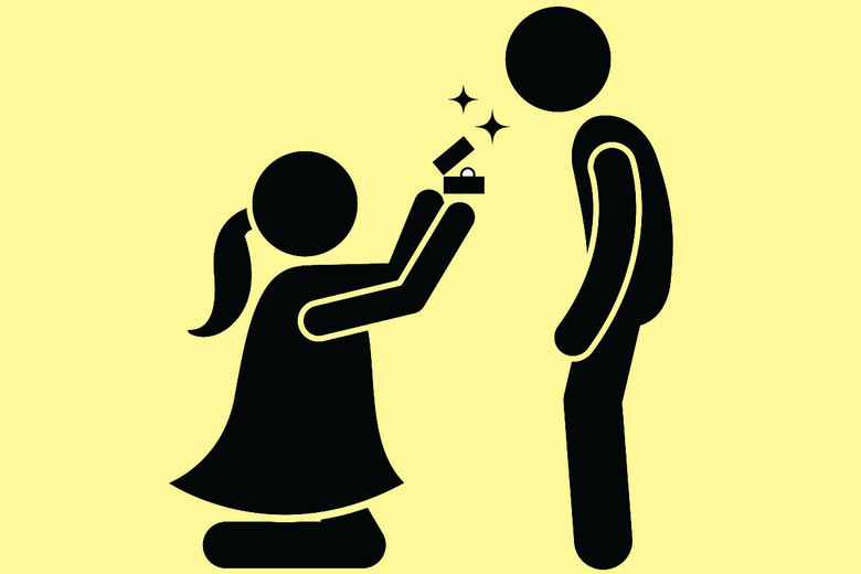 What’s stopping today’s financially stable women from popping the question? (Getty Images)
