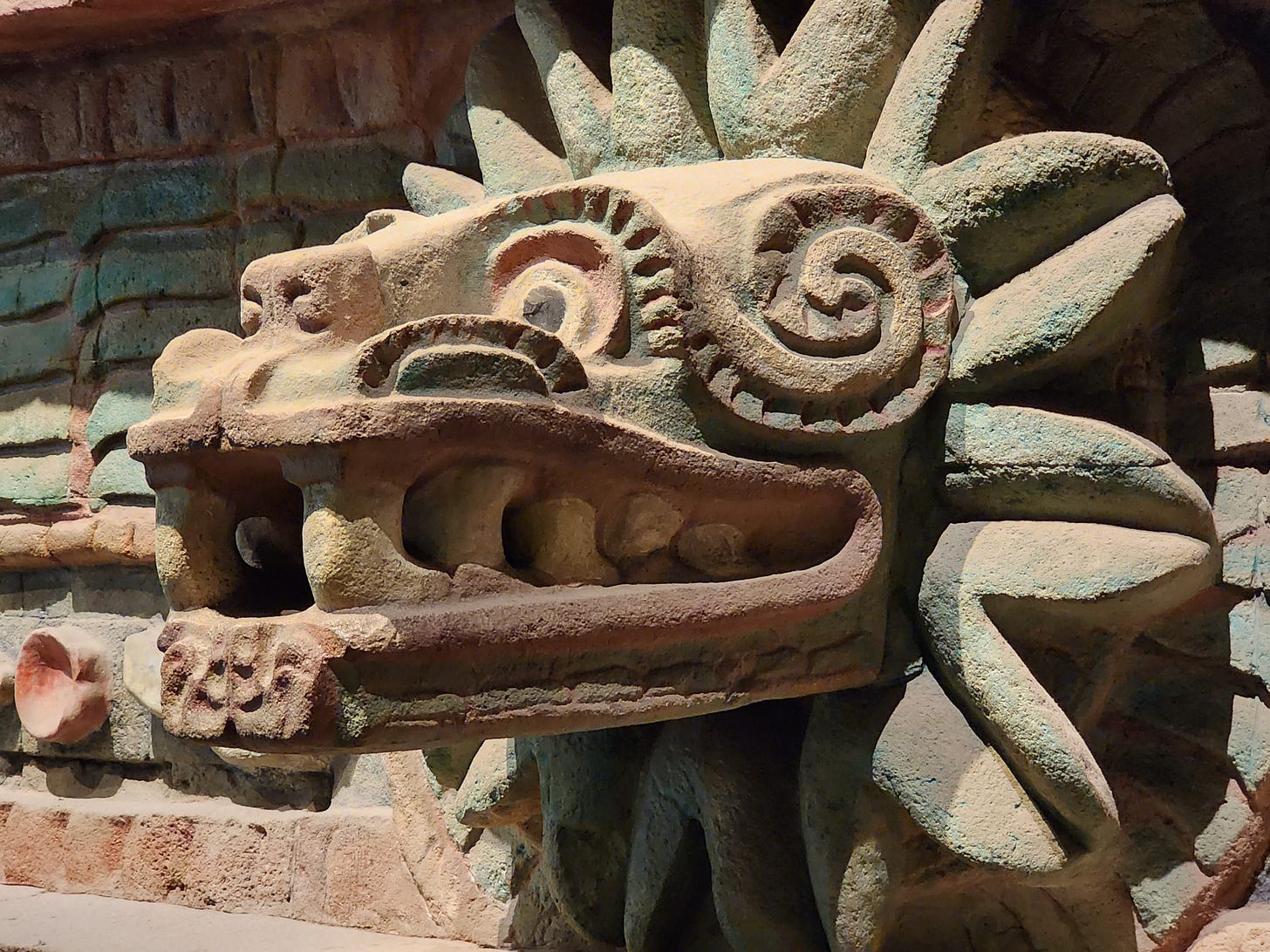 Dragon carving