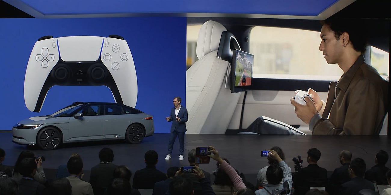 Sony’s Honda Afeela car has PS Remote Play support and emotor sounds from Astro Bot, Gran Turismo