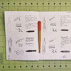 Sketching with Antique Pen Nibs