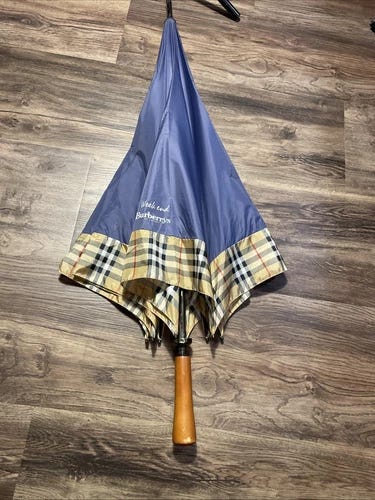 Burberry Vintage Weekend Golf Umbrella Perfume Blue/ Nova - Picture 1 of 18