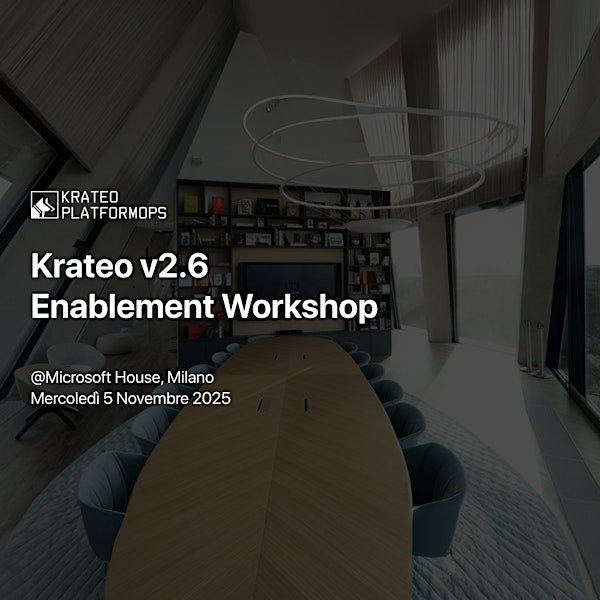 Krateo v2.6 Enablement Workshop