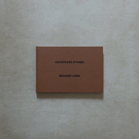 Richard Long: Countless Stones, Designed by the artist, Van Abbemuseum, Eindhoven, 1983 [Studio Bruno Tonini, Gussago (BS). © Richard Long]