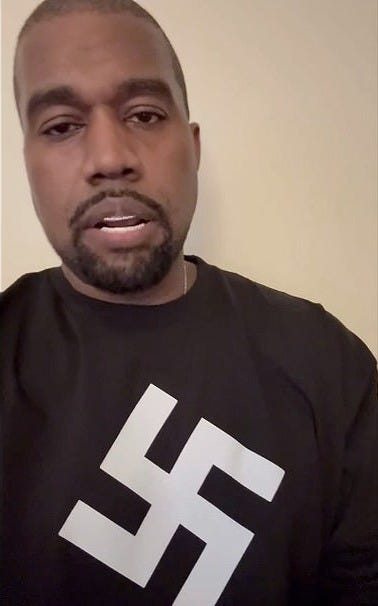 Kanye West took aim at Kim Kardashian and continued to profess his love for Adolf Hitler as he released the music video for his vile new song, Heil Hitler (Hooligan Version) Kanye West took aim at Kim Kardashian and continued to profess his love for Adolf Hitler as he released the music video for his vile new song, Heil Hitler (Hooligan Version)