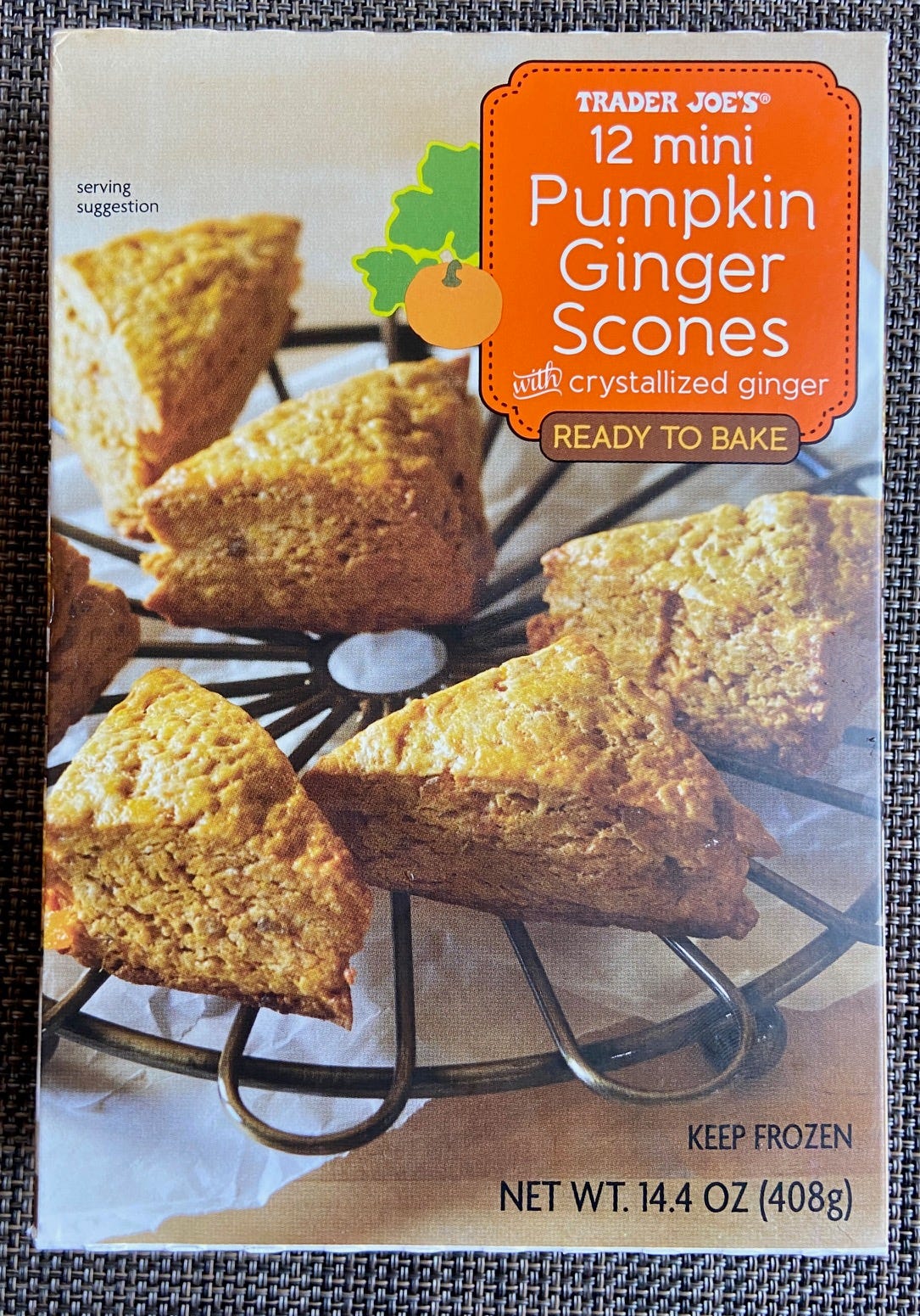 Trader Joe's Mini Pumpkin and Ginger Scones Review
