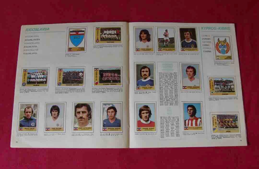 IMAGE PANINI - EURO FOOTBALL 76 - n°115 - SUISSE - ZURICH - 1976