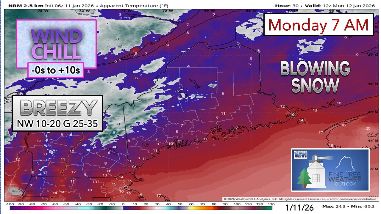 Storm tracks northeast on Sunday - Pine Tree Weather