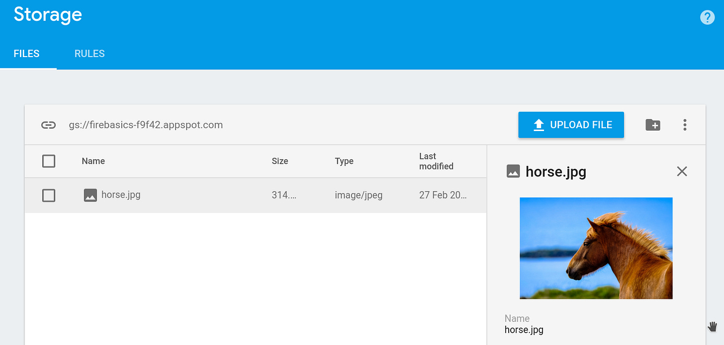 Thùng lưu trữ Firebase