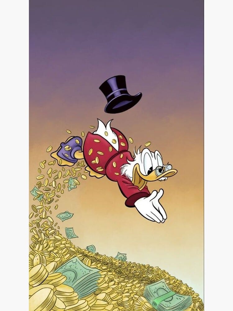 Scrooge McDuck" Canvas Print for Sale by GEK-NERD | Redbubble Scrooge McDuck" Canvas Print for Sale by GEK-NERD | Redbubble