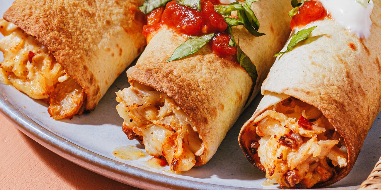 Baked Chipotle Chicken Flautas