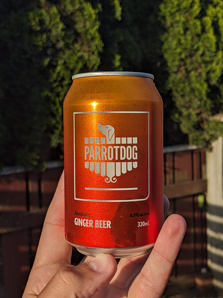 Parrotdog's Alcoholic Ginger Beer